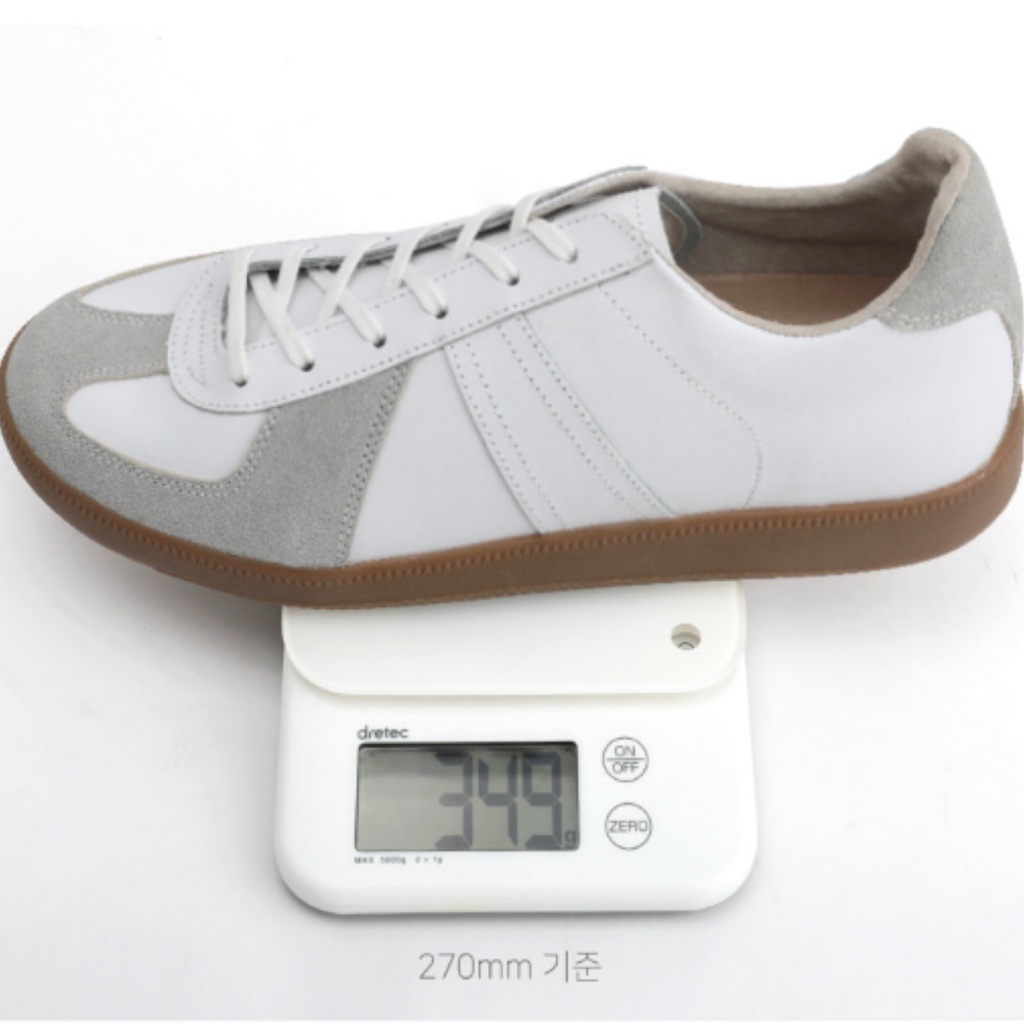 Giày Domba GERMAN ARMY TRAINER 70s - Màu Trắng/Xám Nhạt   GAT-8741 Chính Hãng Nam Nữ