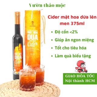 Cider mật hoa dừa lên men Sokfarm 375ml