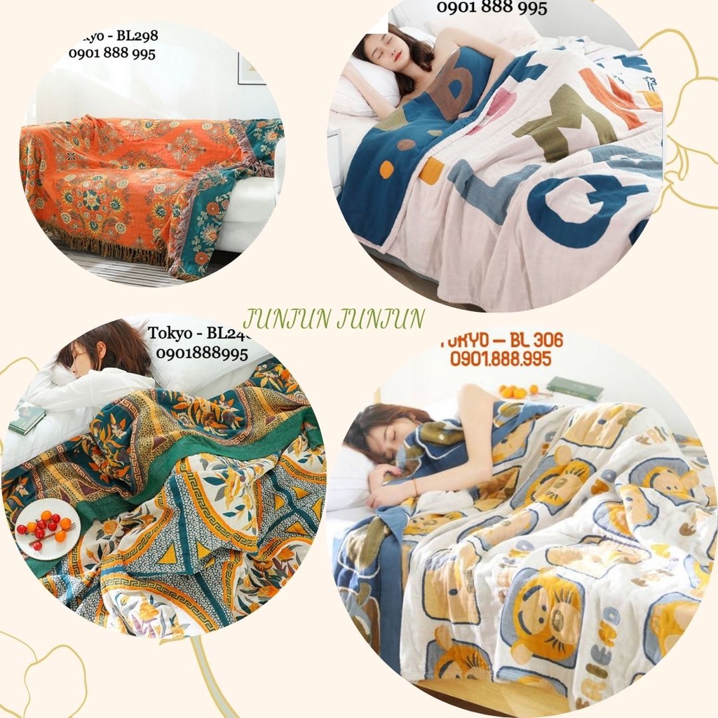 (4)TH Chăn Xô Organic Cotton Dòng Cao Cấp