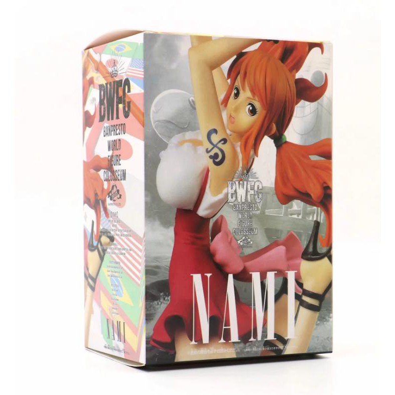 MÔ HÌNH ONEPIECE NAMI RED BALL CẦM GẬY 25CM