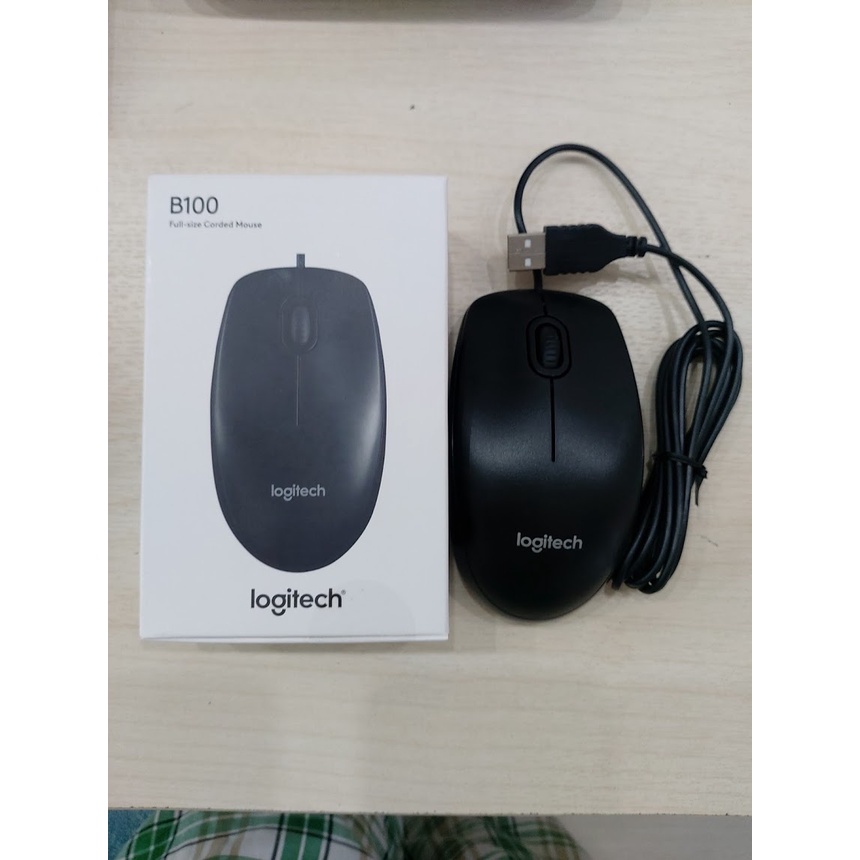 Chuột Logitech B100 Chính Hãng