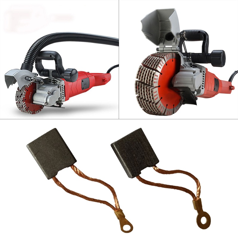 Set 2 Động Cơ Chổi Than 21x18x7mm 1351 1601 Dành Cho Máy Mài Góc Điện