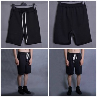 (Video + Ảnh thật) Quần Short Thun Đen Form Unisex