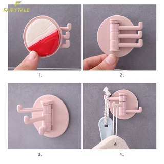 Móc treo đồ có 3 móc dán tường tiện lợi