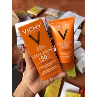Kem chống nắng Vichy không gây nhờn rít  Ideal Soleil spf 50 - Xách tay Pháp