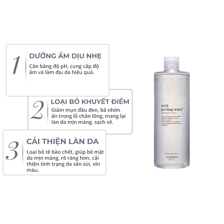 Nước hoa hồng trắng da hàn quốc cho da mụn Cellderma HH02