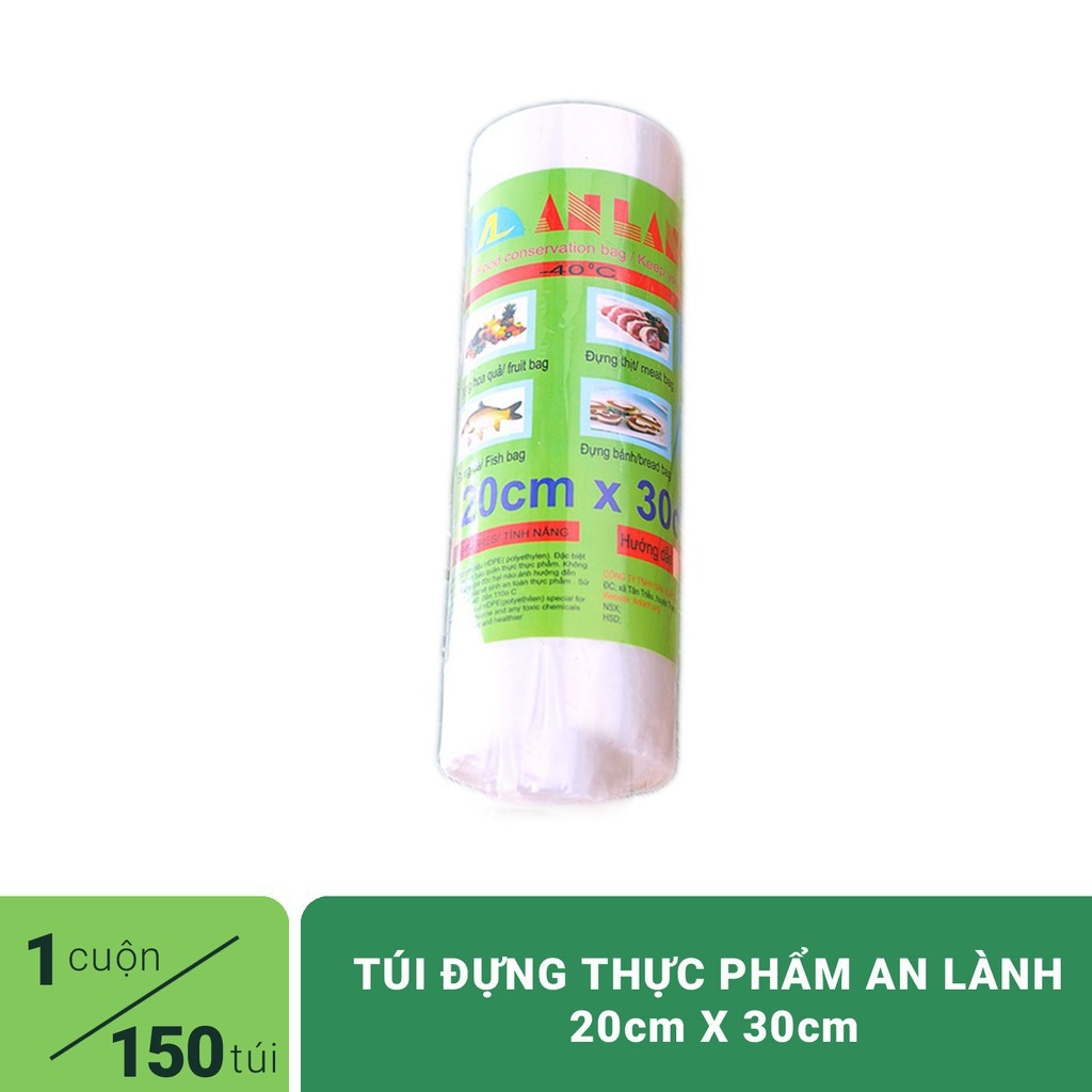 🌞 Cuộn 150 túi đựng thực phẩm [𝐅𝐑𝐄𝐄𝐒𝐇𝐈𝐏] An Lành kích thước 20x30cm.