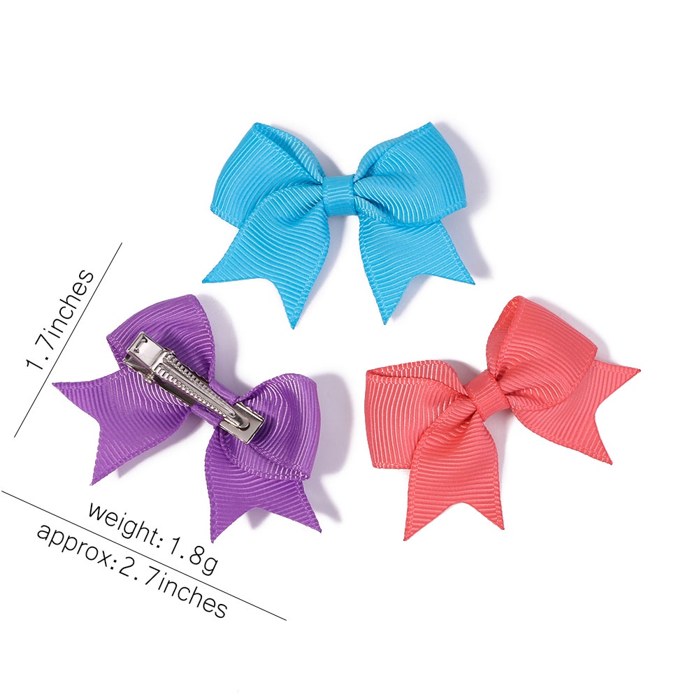 Set 10 Kẹp tóc KIDSBOWS đính nơ xinh xắn độc đáo cho bé gái