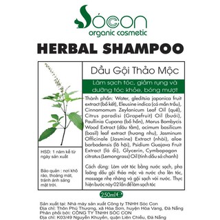Dầu gội Thảo mộc Sóc Con