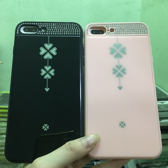 ỐP LƯNG DẺO SHENGO ĐÍNH ĐÁ VIỀN CAMERA IPHONE 6 6S 7 8 SE / PLUS X XS