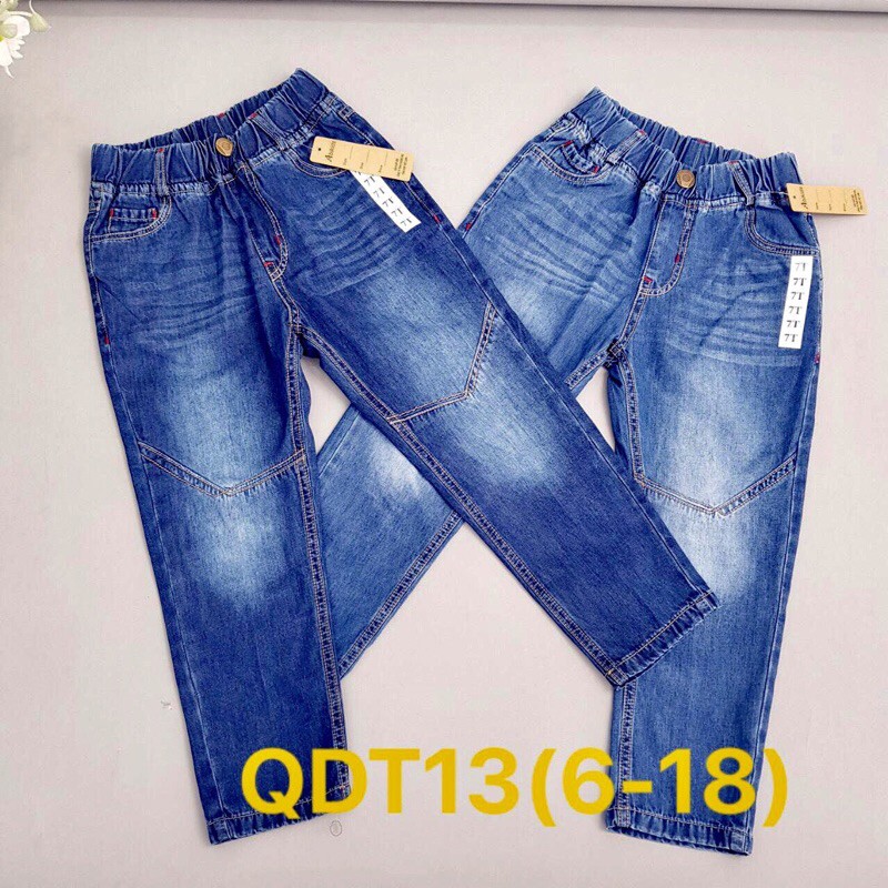 QUẦN JEAN GIẤY BÉ TRAI FOM TO ( TỪ 32-60KG)