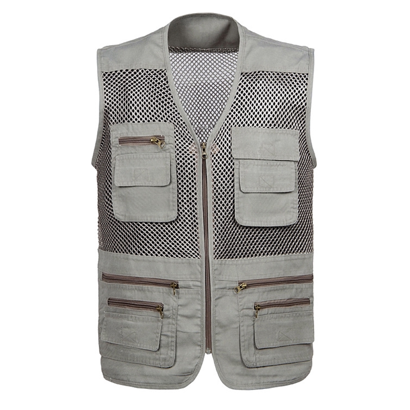 Áo sát nách nhiều túi phong cách mùa hè cho nam giới