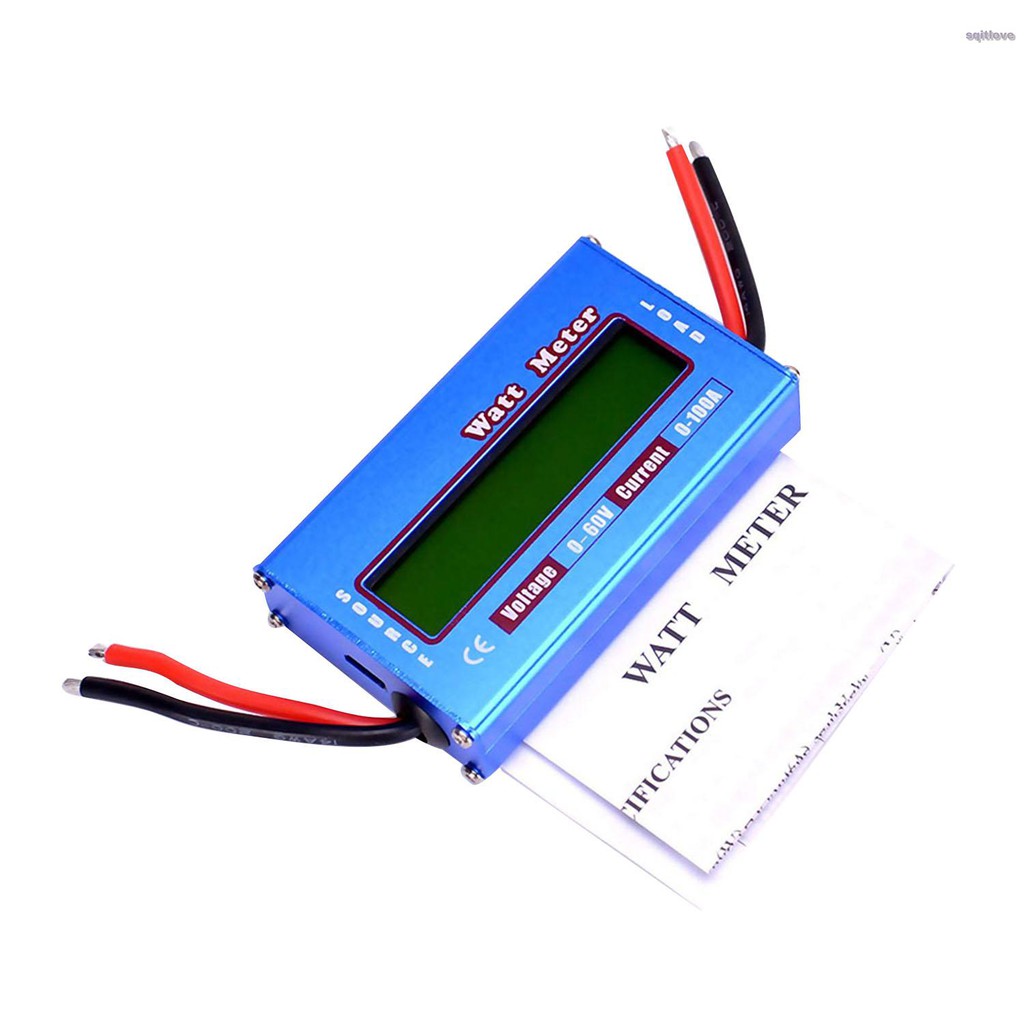 Máy đo phân tích công suất điện áp pin có màn hình LCD 100A
