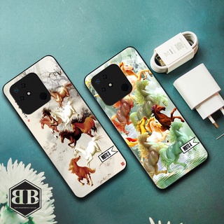 ỐP lưng kính cường lực Xiaomi Redmi 10C hình ngựa