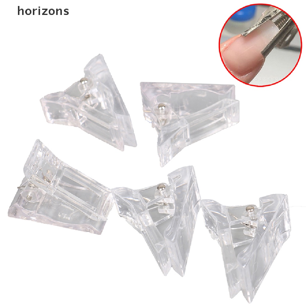 Bộ 5 Kẹp Móng Tay Bằng Nhựa UV Nhanh Chóng Tiện Dụng