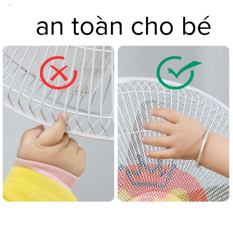 Bọc Quạt An Toàn Cho Bé Họa Tiết Hình Thú Xinh Xắn