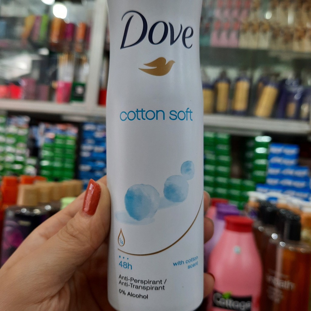 Xịt khử mùi Dove Cotton Soft 48h 150ml