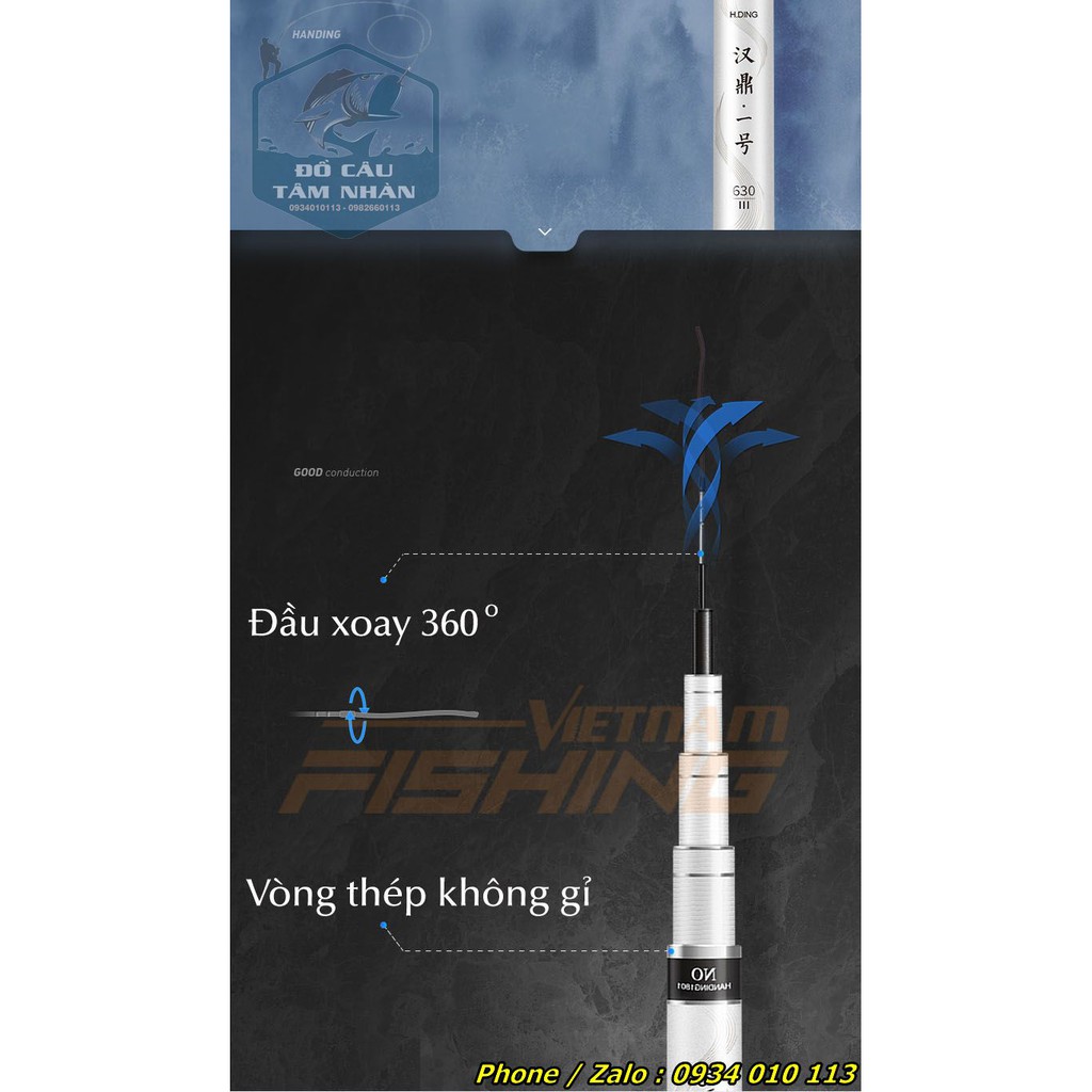 Cần tay Handing Nhất Hào Khắc Khanh TH3 4H - Hàng chính hãng