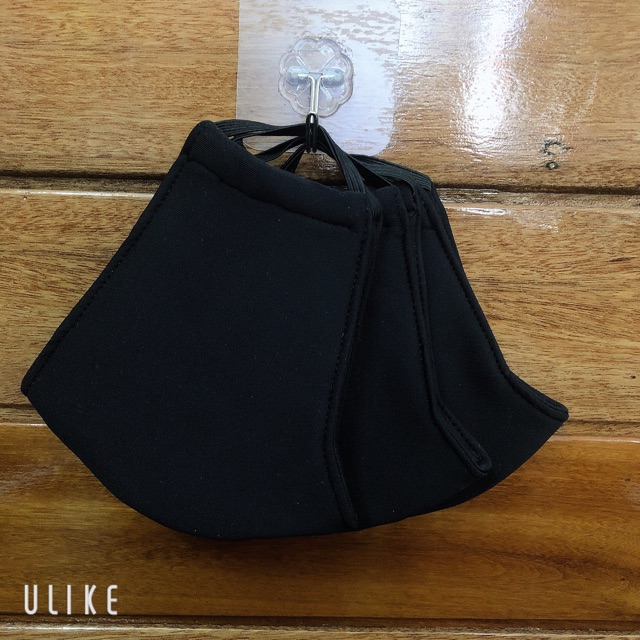 Combo 5 khẩu trang vải đen cool ngầu