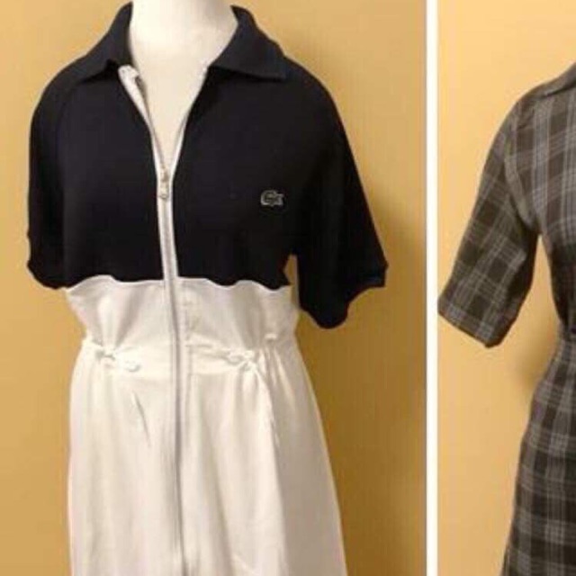 Váy polo khoá zip