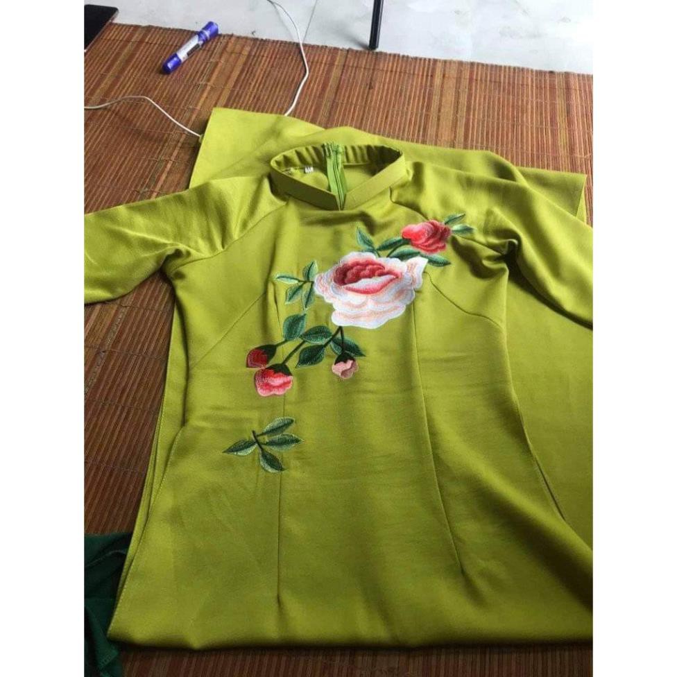 Siêu phẩm Áo dài lụa pháp siêu đẹp