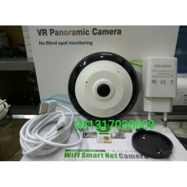 Camera Ip Không Dây Vr Cam 360 V380 Pro Ip 360 Độ Hình Mắt Cá 3d