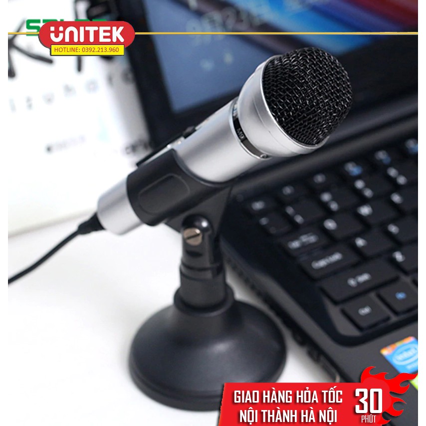 Microphone Salar M9 (Bạc)