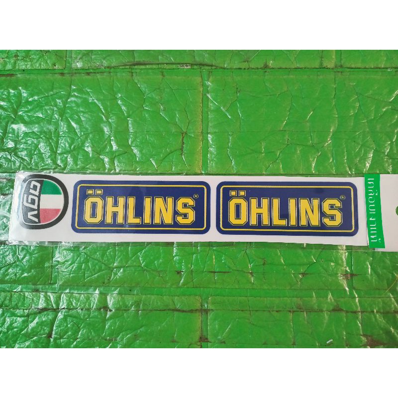 Tem chữ nổi Ohlins 3D siêu đẹp nhập Thái