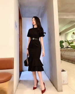 đầm body đuôi cá