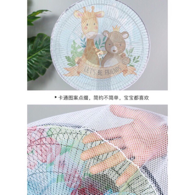 Lưới Vải Bọc Quạt Chống Bụi, Bảo Bệ An Toàn Cho Bé Hình Ngộ Nghĩnh