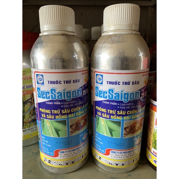 SecSaigon 25EC- Cypermethrin Xử lý sâu tổng hợp