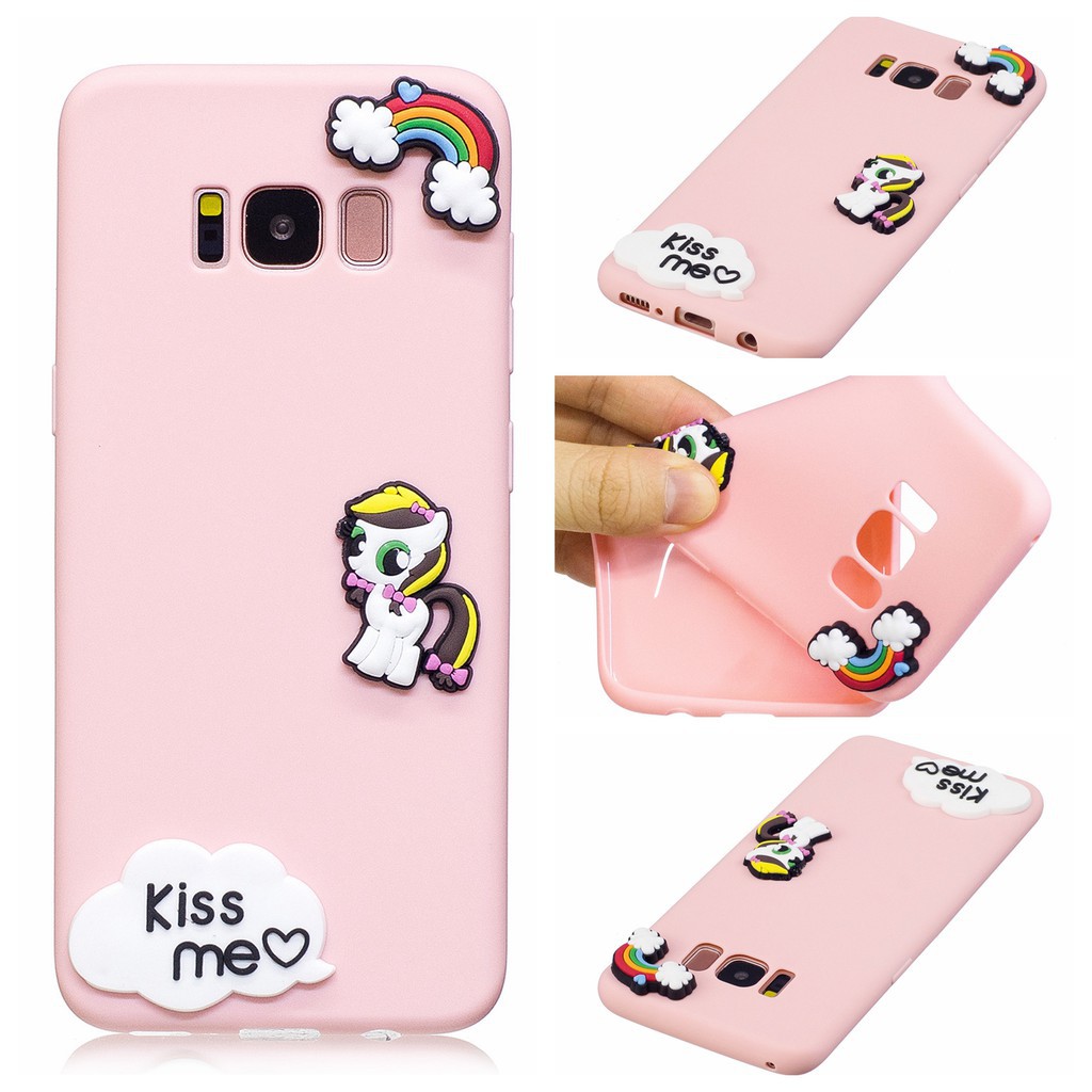 Ốp lưng silicon họa tiết hoạt hình đáng yêu cho Samsung S8 S8 Plus | BigBuy360 - bigbuy360.vn