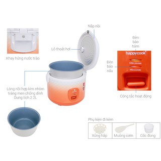 Nồi cơm điện Happycook HCJ-220 2.2L