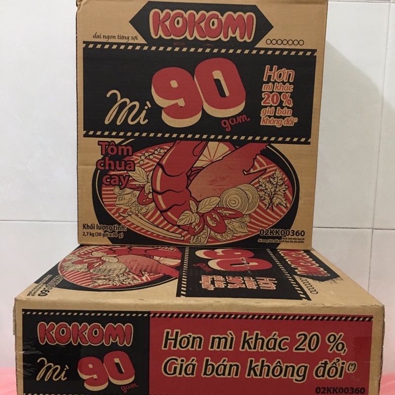 Thùng 30 gói mì KOKOMI đại 90g | BigBuy360 - bigbuy360.vn