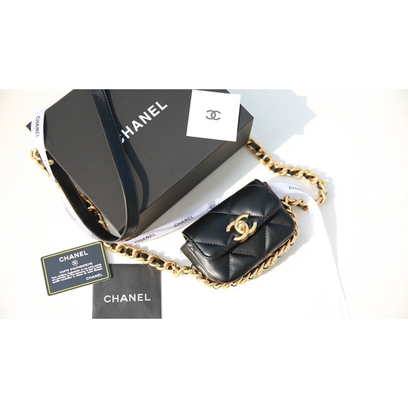 Túi CHA N E L mini viền xích fullbox
