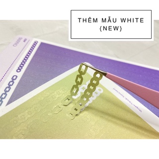 [Chains #1] Sticker decal trang trí dây xích #01 (mẫu trắng NEW)_ #hana.land