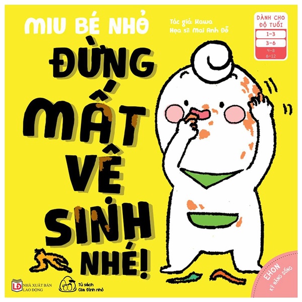 Sách - Miu bé nhỏ - Ehon kĩ năng sống - Combo 8 cuốn phần 2