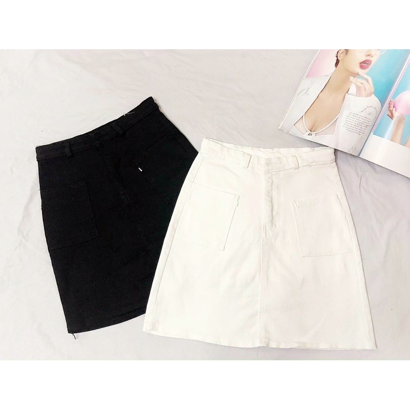 CHÂN VÁY KAKI NGẮN 2 TÚI TRƯỚC | BigBuy360 - bigbuy360.vn