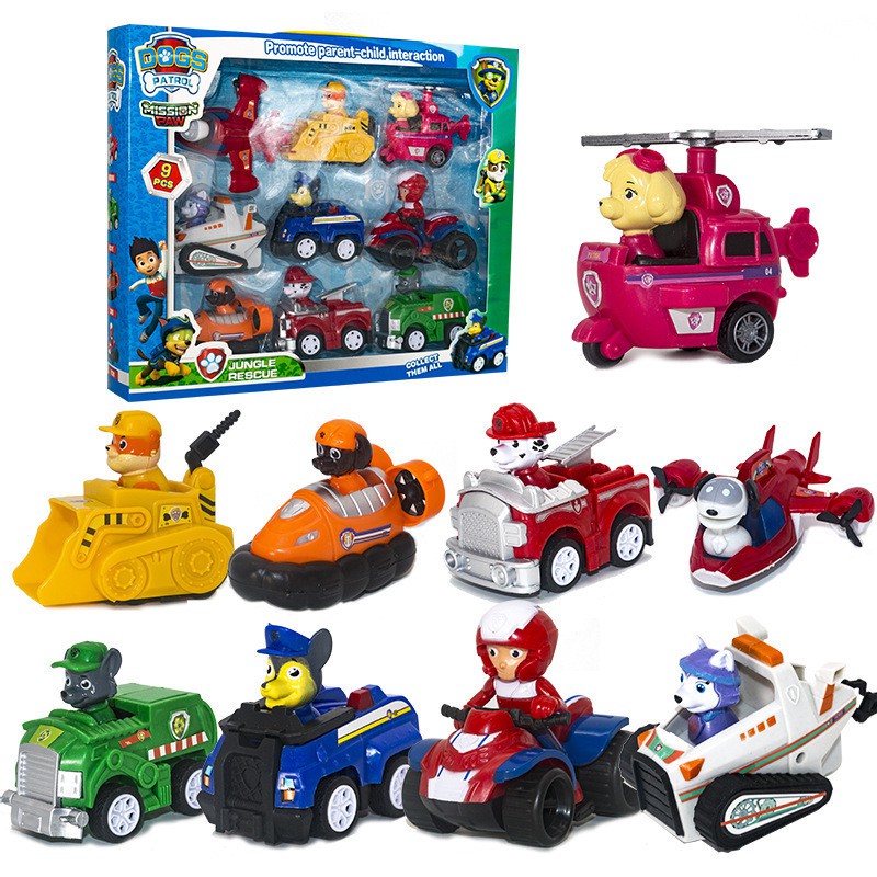 Bộ đồ chơi biệt đội chú chó cứu hộ Paw Patrol cho bé xe chạy trớn nhiều mẫu – Đồ khuyến mãi giá tốt