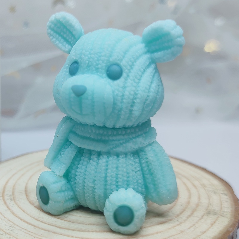 Khuôn Silicone Làm Bánh Hình Gấu Dễ Thương