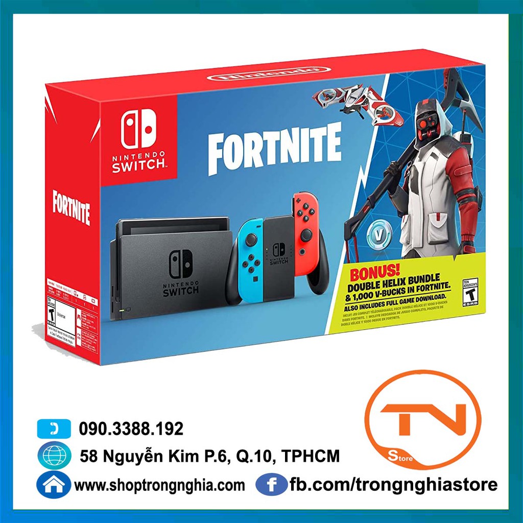 Máy Nintendo Switch Fortnite Limited Edition Không bao gồm GAME + Bảo hành 12 tháng + tặng miếng dán cường lực