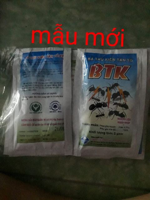 Combo 10 gói bả trừ kiến BTK