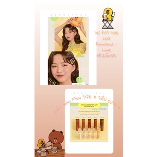 ='ㅅ'=SON TINT LÌ ROMAND×LINE FRIENDS JUICY LASTING TINT_MINISIZE 2G='ㅅ'=