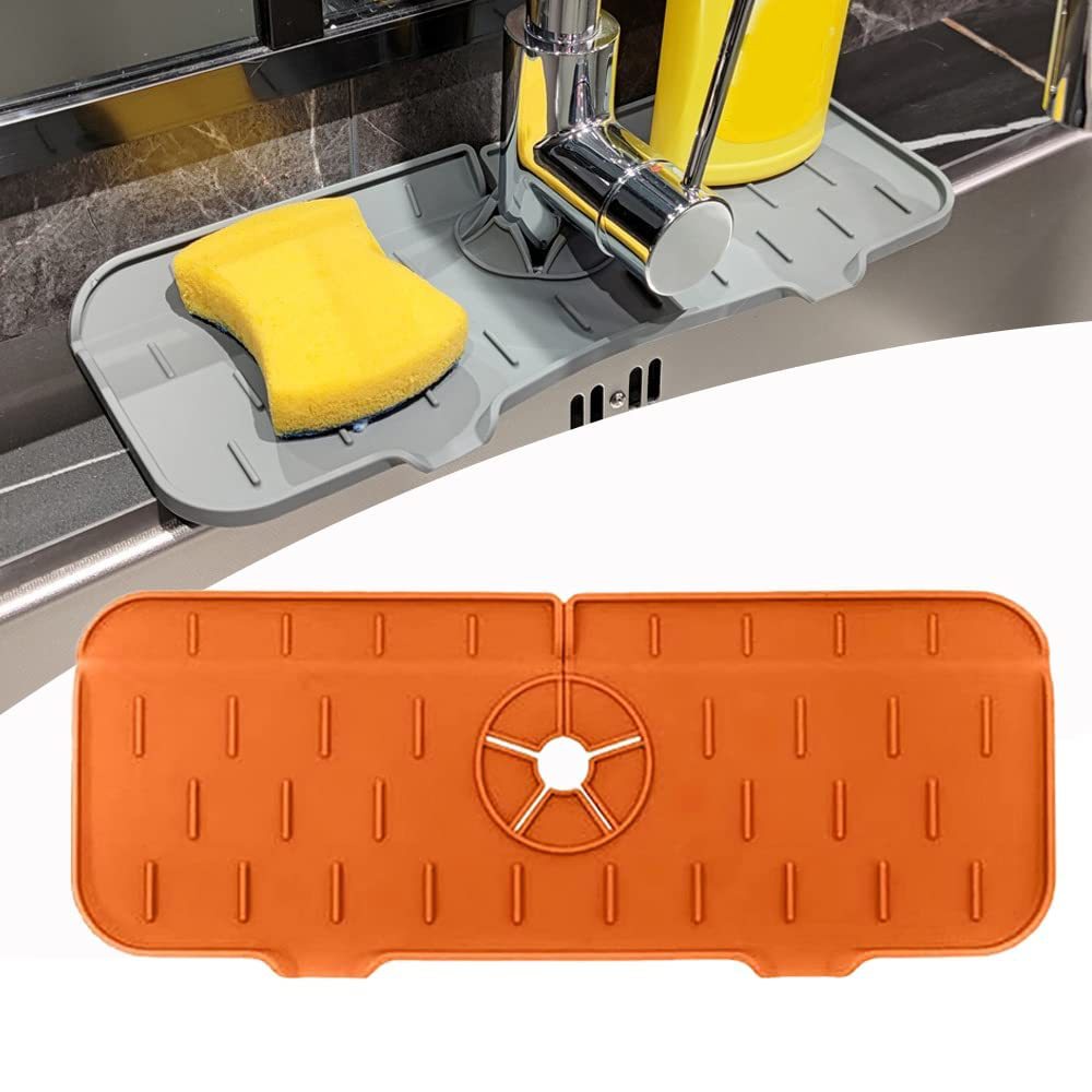 Miếng Silicone Gắn Vòi Nước Bồn Rửa Chén Chống Văng Nước