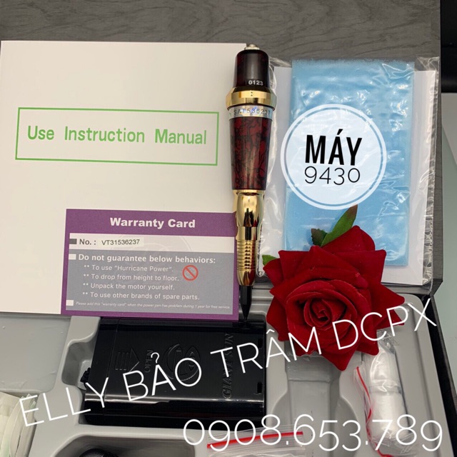 Máy phun xăm giantsun chính hãng Đài Loan/ DCPX Elly Bảo Trâm