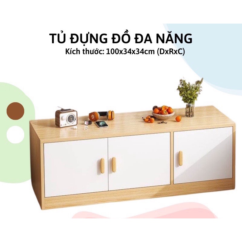 Tủ Để Ngoài Ban Công, Kệ TiVi, Tủ Kê Cửa Sổ Đa Năng Đựng Đồ - K01