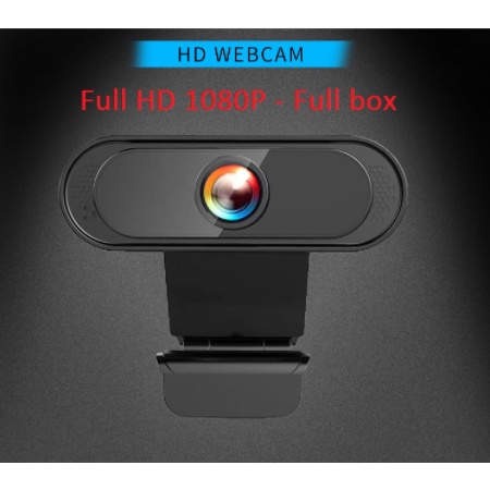 Webcam máy tính có mic full hd 1080p full box siêu nét dùng cho pc laptop