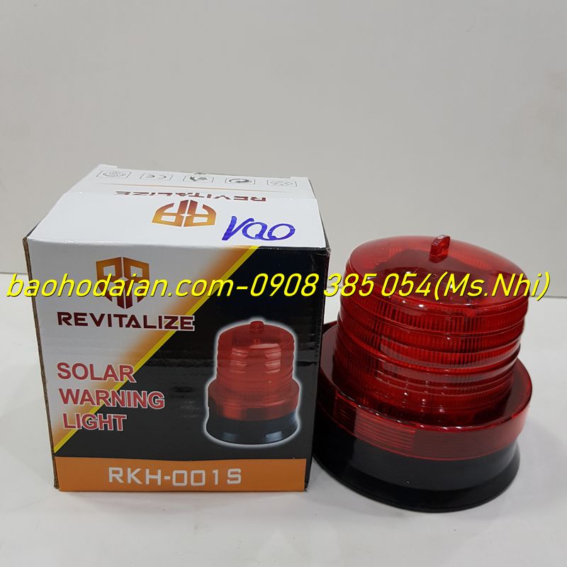 Đèn Cảnh Báo Tín Hiệu Sử Dụng Năng Lượng Mặt Trời/ Đèn Công trình Giao thông Đ-RKH-001S - Hình Thật