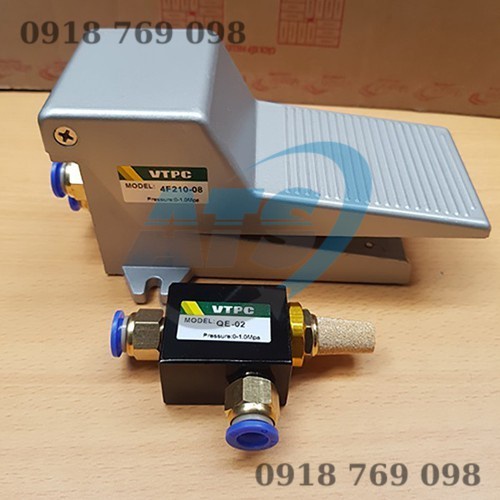Bộ bàn đạp 4F 210-08 và van xả nhanh khí nén QE-02