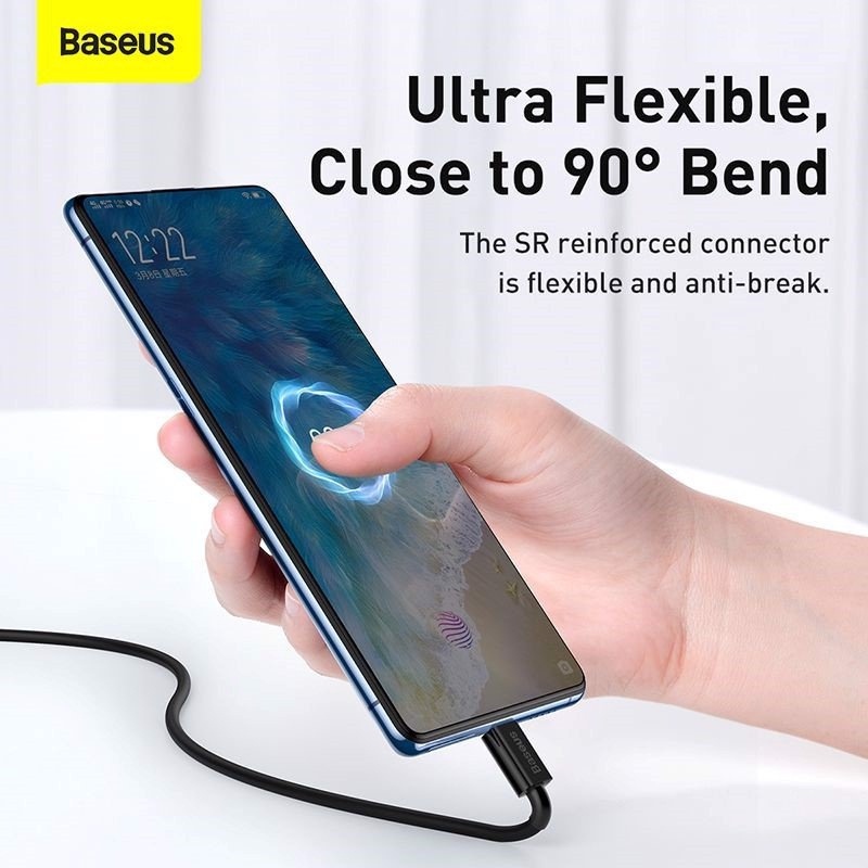 Cáp sạc nhanh micro usb Baseus - Dây microUSB chất liệu silicon siêu dẻo cho samsung oppo xiaomi huawei ...